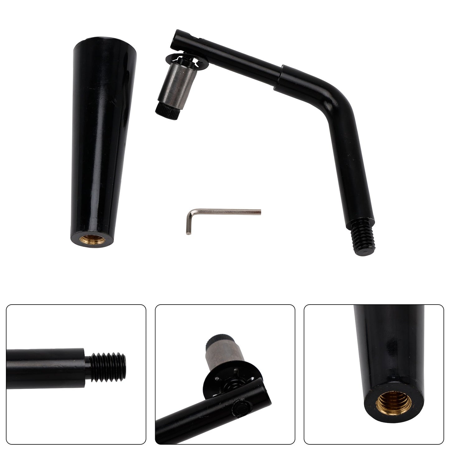 Threaded Door Handle Assembly for PelPro Stoves PP60 PP70 PP130、150 PPC90 TSC90