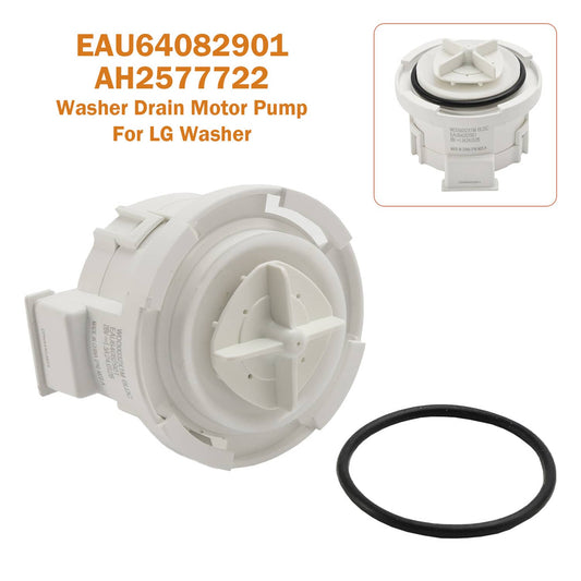 Solid Spare EAU64082901 AH2577722 Washer Drain Motor Pump for LG Washing Machine