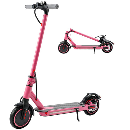 8.5" Folding Electric Scooter W/ app 350W 35KM Range 30km/h City Commute Pink