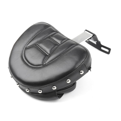 Driver Seat Rider Backrest Pad For 07-17 Fatboy FLSTF Heritage Softail CH