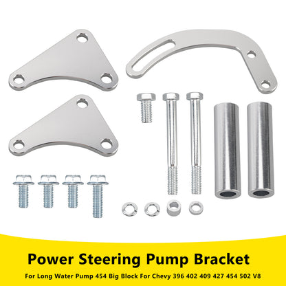 Power Steering Pump Bracket 551497 Fit Long Water Pump Fit Chevy Big Block V8