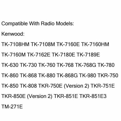 1Pcs KMC-30 6Pin Microphone For Kenwood TK768 TK868 TK760 TK808 Radio