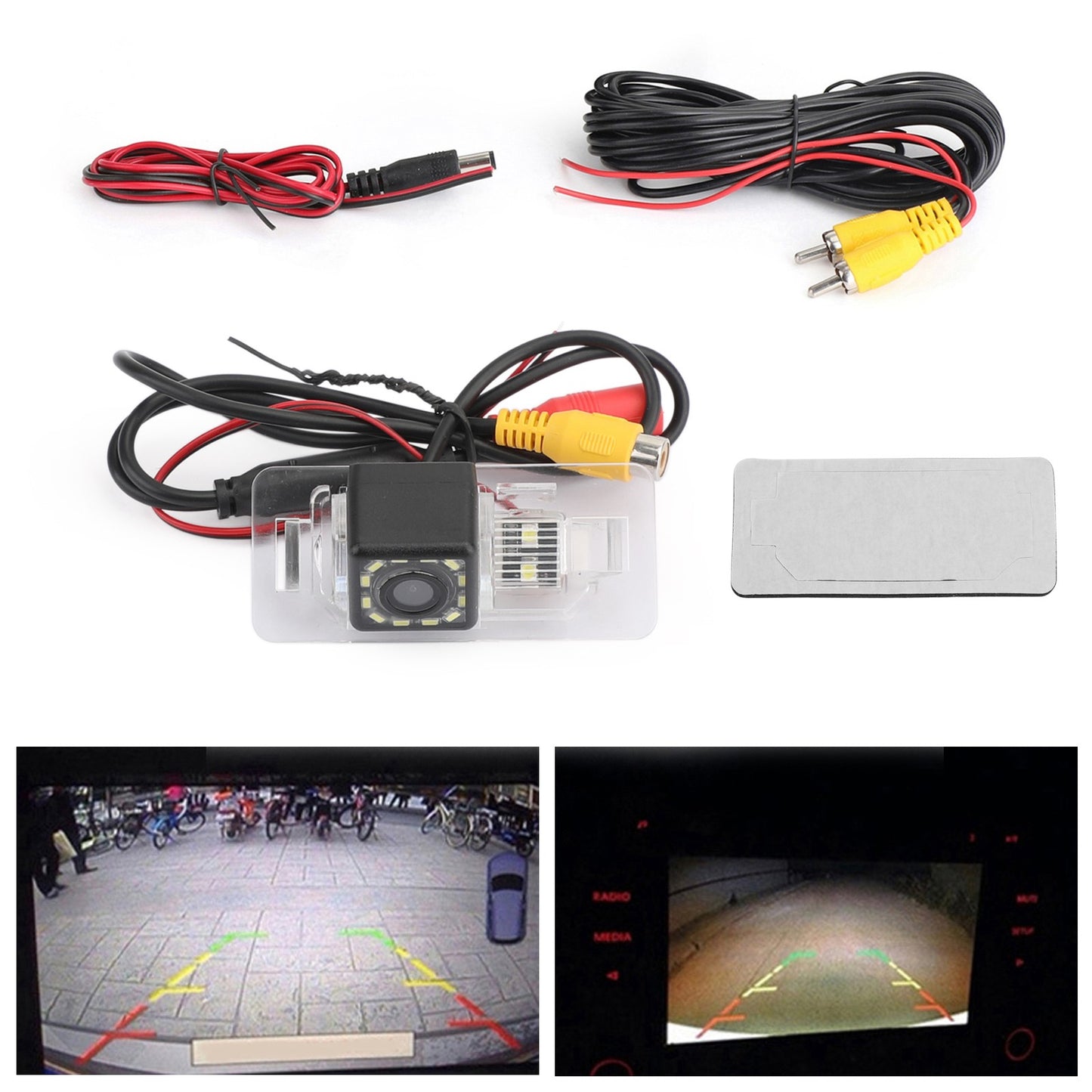 Car Reverse Camera 12LED for BMW 08/09/10/11/12 BMW 3 Series/5 Series/X5/86
