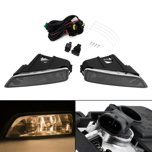 Smoke Lens Fog Lights + Switch For Honda Accord 2003-2007 / Acura TL 2004-2008
