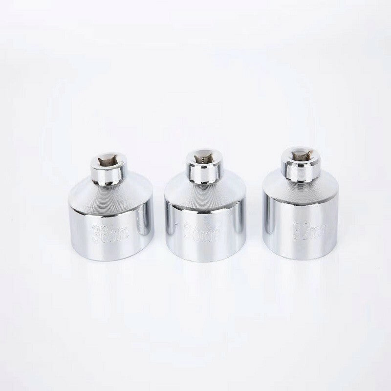 7 PCs SET OIL FILTER CARTRIDGE SOCKET SET METRIC 24 27 29 30 32 36 38mm