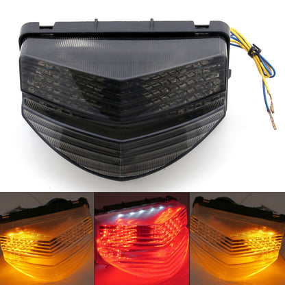 Integrated LED TailLight Turn Signals Fit Honda CBR 600 F4i 2001-2003 Smoke US