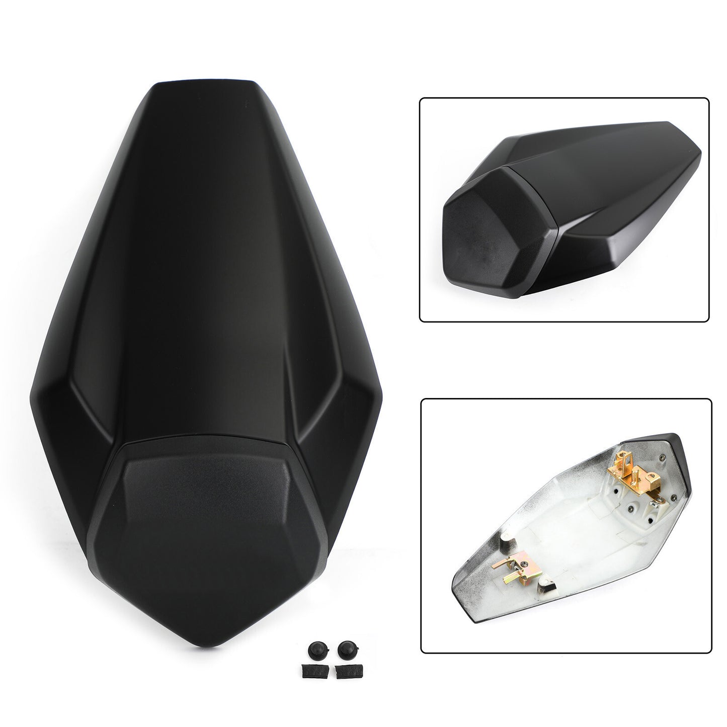 Motorcycle Rear Seat Fairing Cover Cowl Fit Kawasaki ZX6R 2019-2024 MBLK