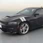 4" Dual Fender Stripe Hash Mark Stripe Decal Graphic Kit For Dodge Charger