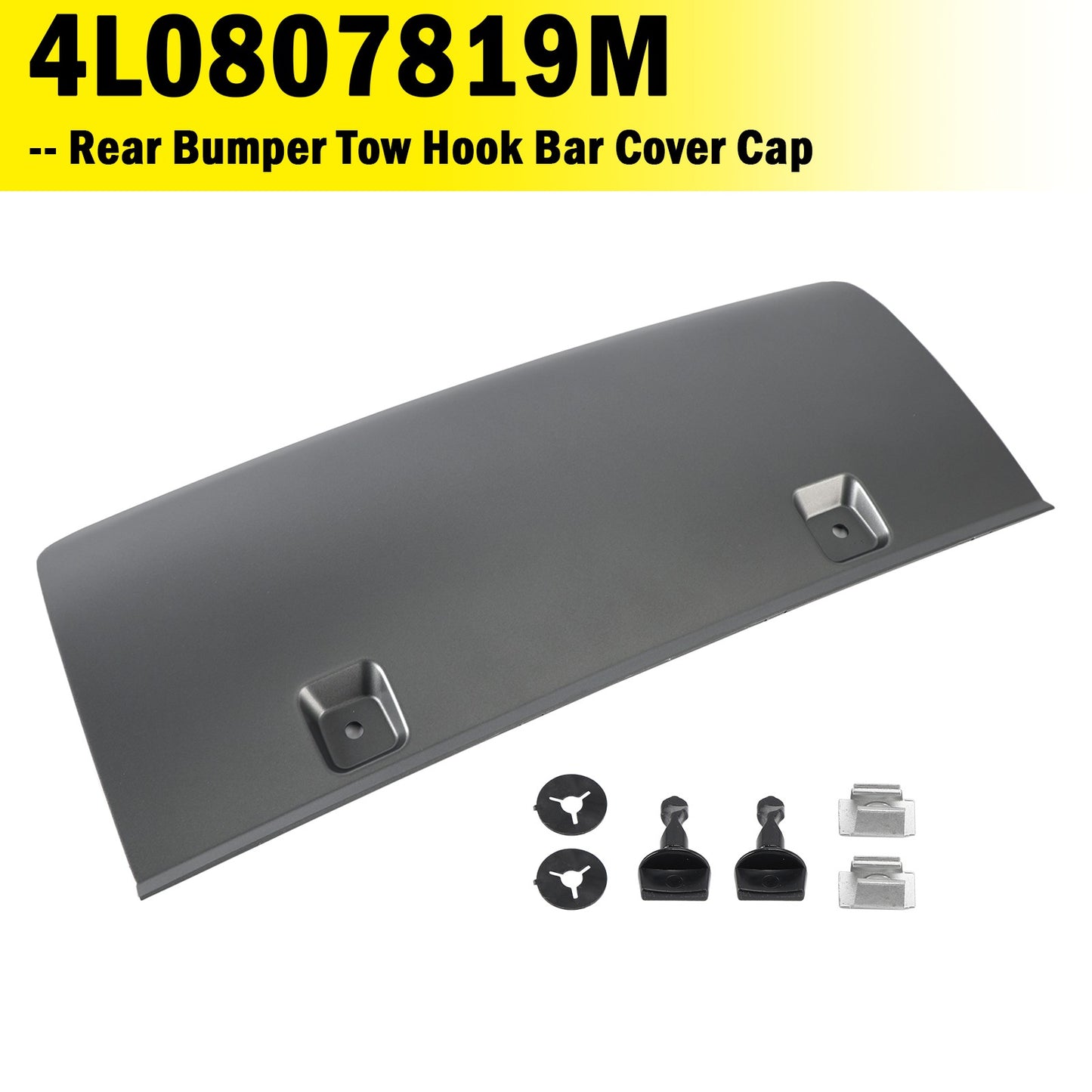 4L0807819M Rear Bumper Tow Hook Bar Cover Cap for Audi Q7 2010-2015