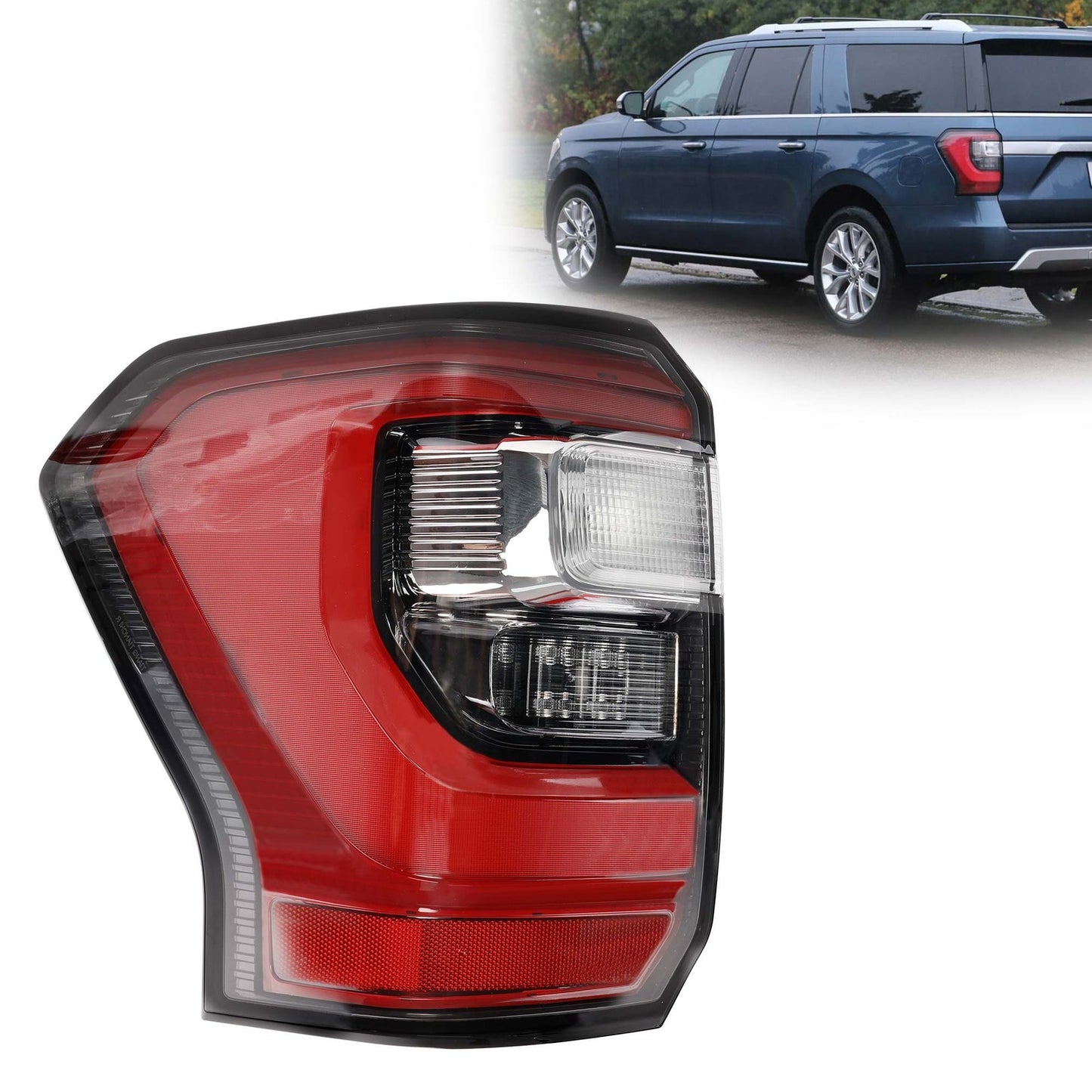 Left Driver LED Tail Light Brake Lamp For Ford Expedition 2018-2021 JL1Z-13405-H