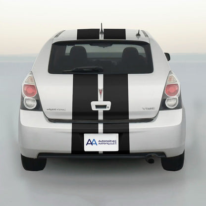 10" VINYL RALLY STRIPES RACING STRIPE KIT HOOD TRUNK ROOF For PONTIAC VIBE