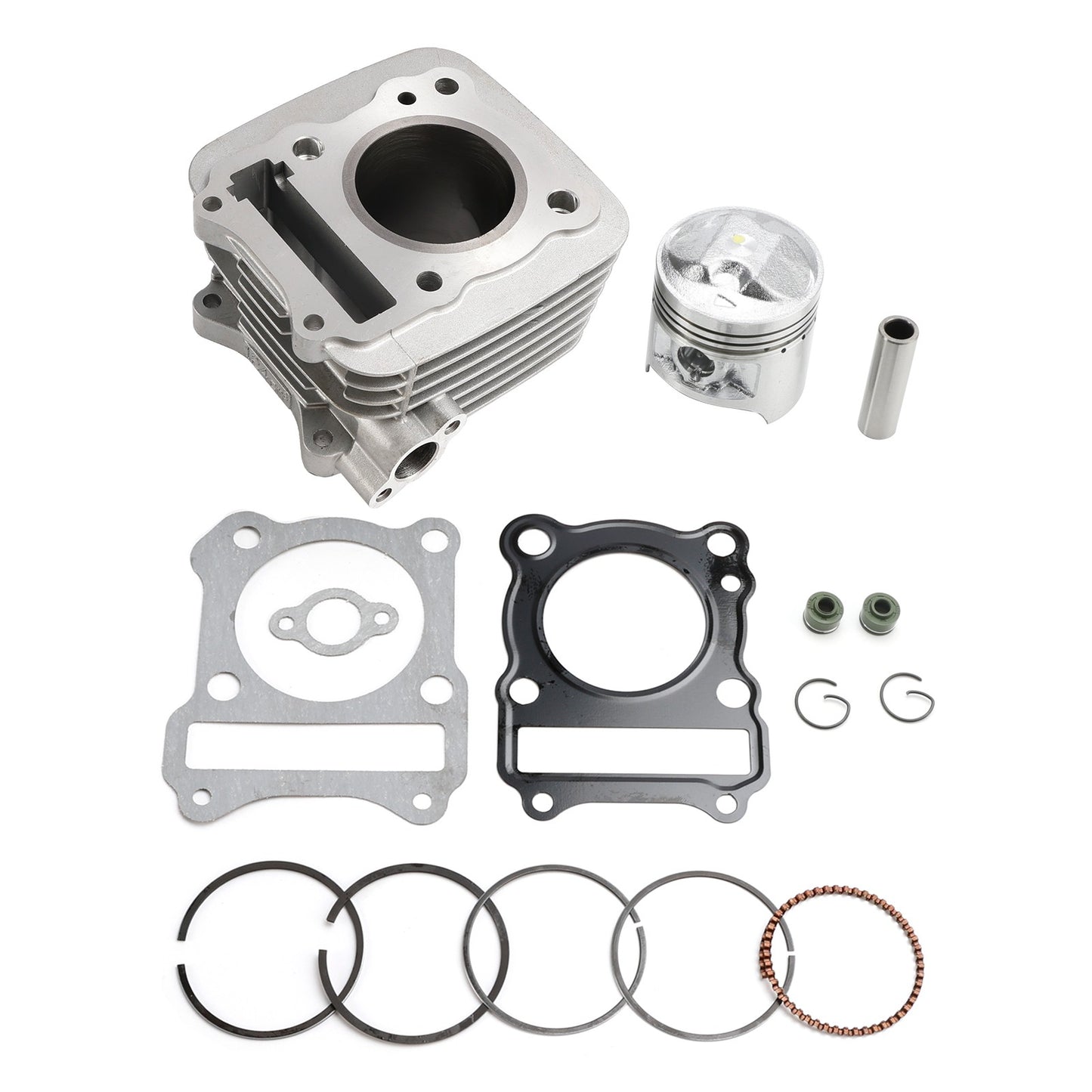CYLINDER DOMED PISTON KIT 125CC FOR SUZUKI GZ125 1998-2013 DR125 S SE 1982-2000