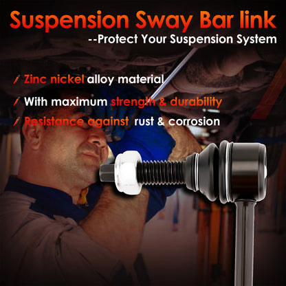 K750996 Front Sway Bar Link Kit Fit 2019-24 Dodge Ram 1500 Stabilizer Links 2Pcs