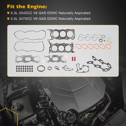 3.3L Head Gasket Set For 10-23 Kia Sorento Cadenza Sedona Hyundai Azera Santa Fe