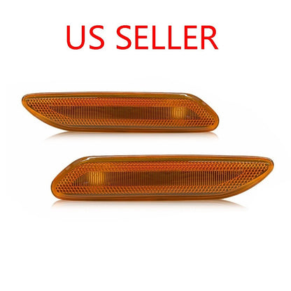 For Mini Cooper Countryman 2012-2017 R60 R61 Fender Side Marker Light Amber Lens