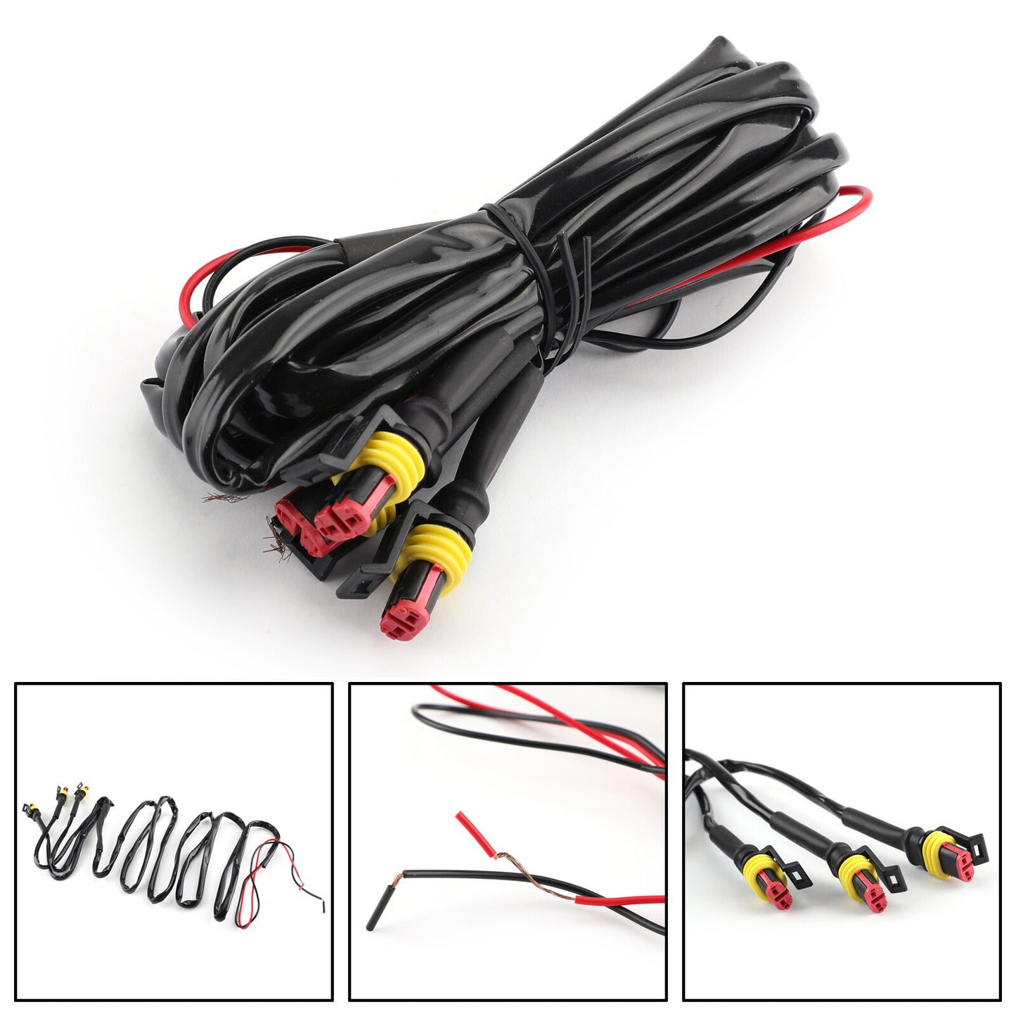 Raptor Grille Grill LED Light Wiring Harness Cable Fit Ford F-150 F150