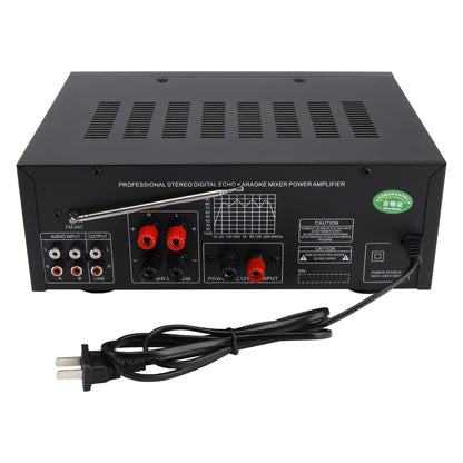 2500W Peak Stereo HiFi Power Amplifier Bluetooth5.4 Karaoke FM USB EQ Mixer 110V
