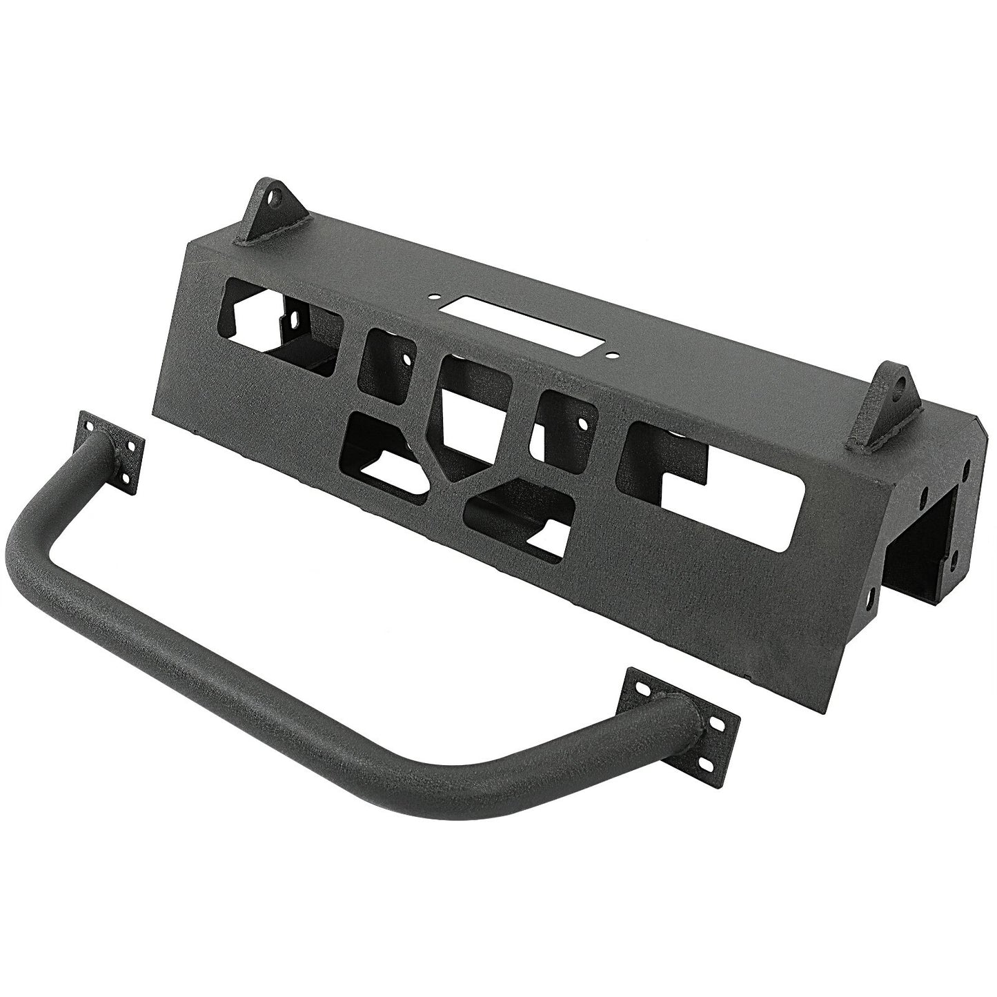 Solid Spare Front Steel Bumper w/ Bull Bar For 97-04 Dodge Dakota Durango 98 99 00 01 02 03