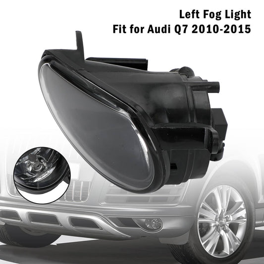 Solid Spare Front Left Bumper Halogen Fog Light Fog Lamp For AUDI Q7 2010-2015 2011 black