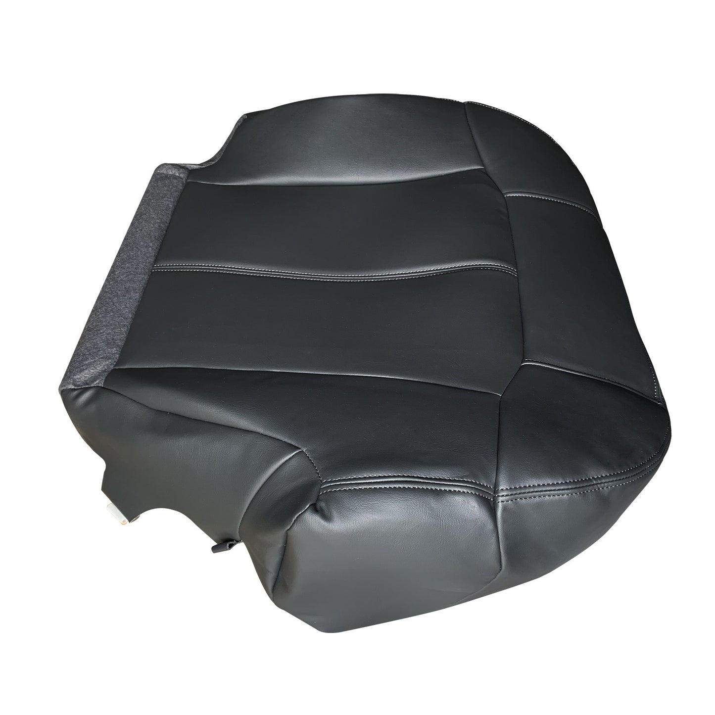 Driver & Passenger Leather seat cover Black For 1999 - 2002 Silverado GMC Sierra