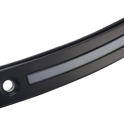 LED Running Turn Signal Light Windshield Trim for 2014+ Electra Glide Black
