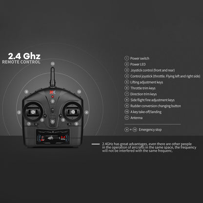 Wltoys K127 Helicopter 2.4G 4CH 6-Aixs Gyroscope Hover RC Helicopter RTF Toy
