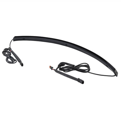 LED Running Turn Signal Light Windshield Trim for 2014+ Electra Glide Black
