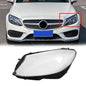 Left Side Headlight Cover Headlamp Lens Lenses For W205 C180 C200 C300 15-2018