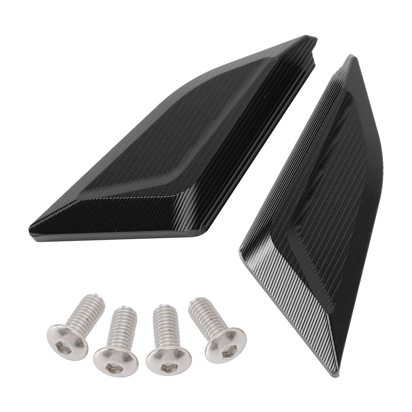 Black mirror delete block off plates fits Ducati Panigale V4 V4R V4S 2018-2024
