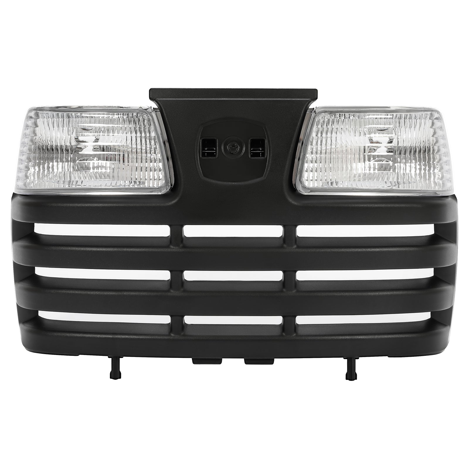 Solid Spare Lawn Mower Front Hood Grill Headlight Kit For John Deere X Series X585 X595 X700
