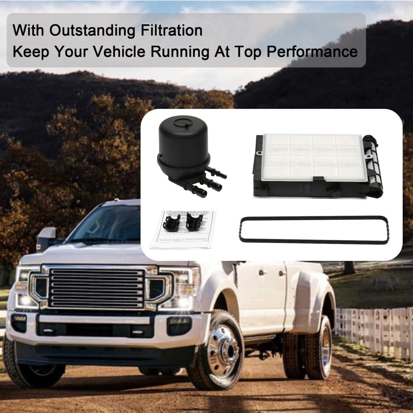 6.7 Powerstroke Diesel Fuel Filter for Ford 2017-2026 F250 F350 F450 F550 FD4625