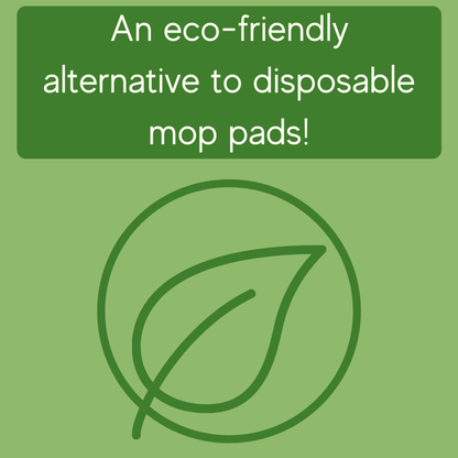 Solid Spare Clean Castle 12" Reusable Premium Microfiber Mop Pads - 12 PACK