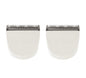 Solid Spare (2) Wahl 2068-300 Standard Peanut Replacement Clipper/Trimmer Blade Snap-On