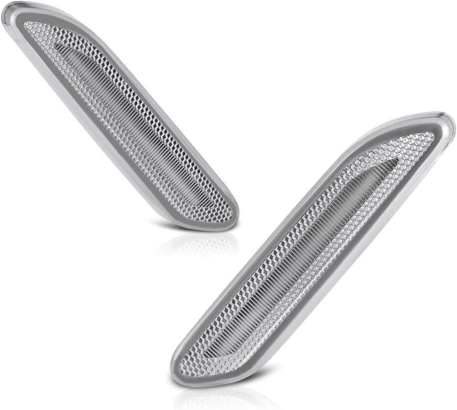 For Mini Cooper Countryman 2012-2017 R60 R61 Fender Side Marker Light Clear Lens