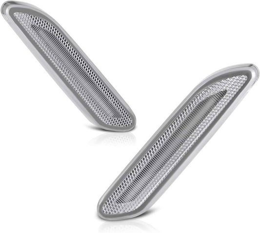 Solid Spare For Mini Cooper Countryman 2012-2017 R60 R61 Fender Side Marker Light Clear Lens