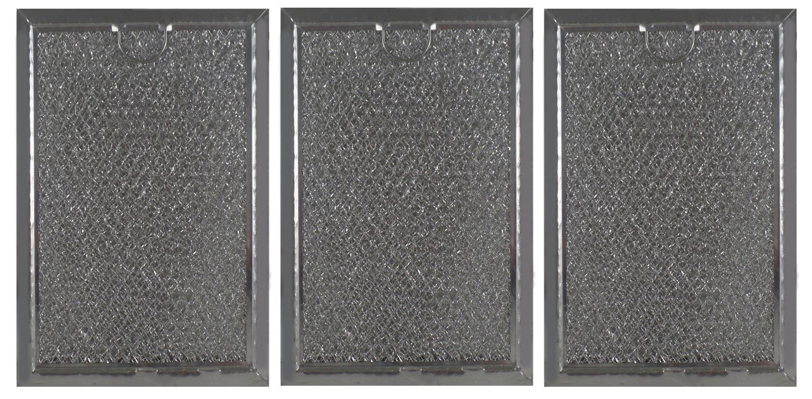 Solid Spare (3) Microwave Aluminum Grease Filters for LG 5230W1A012B