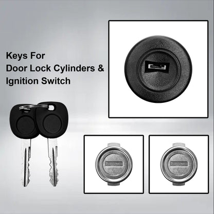 Ignition Switch & Front Door Lock Cylinders for 03-07 Chevy Silverado GMC Sierra
