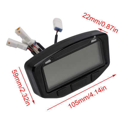 Speedometer Odometer Tachometer Digital Lcd Fits For Honda Cg150 2010-2012 2011