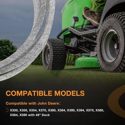 48" Lawn Mower Deck Drive Belt Fit John Deere X330 X350 X354 X370 X380 M169500