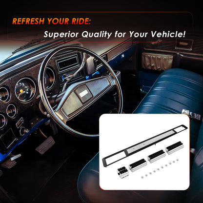 DP2560 Center Dash A/C Air Vent Trim Plate For 1973-1980 Chevy GMC Truck 3979751