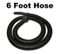 Solid Spare 1-1/4-Inch x 6-Foot Friction Fit Vacuum Hose for WORKSHOP Wet Dry Vacs WS12520A