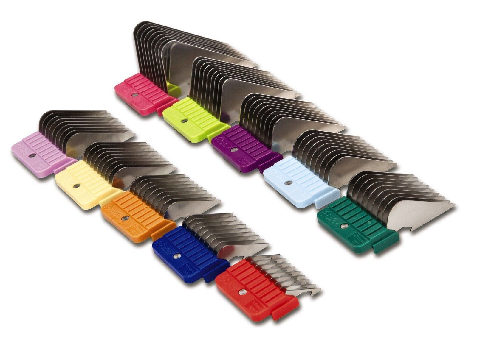 Solid Spare Oster 078936-100-000 10 Piece Stainless Steel Pet Clipper Guide Comb Kit