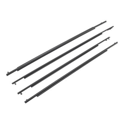 4PCS Door Glass Belt Outer Molding Weatherstrip For Toyota Prius 2010-2015