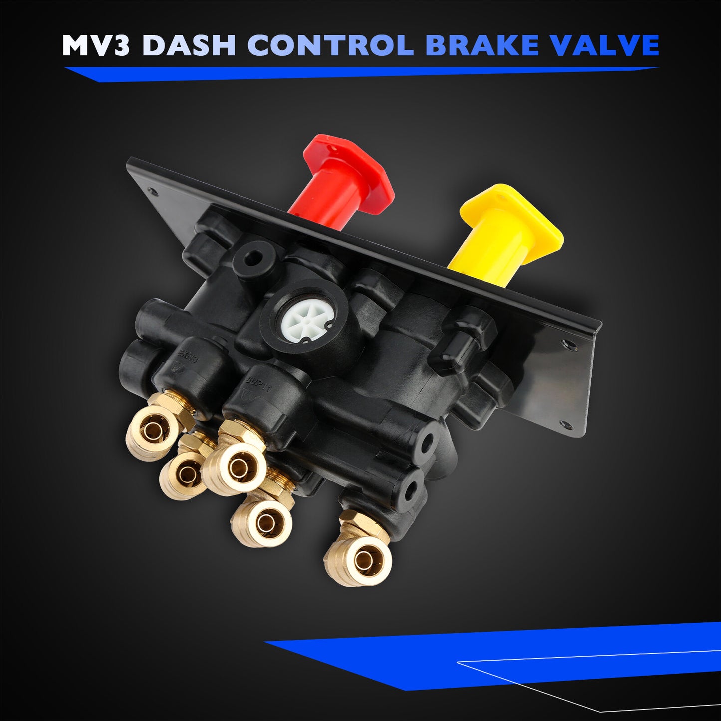 801631 MV-3 Dash Air Brake Control Valve For Bendix Freightliner BW5013293 Volvo