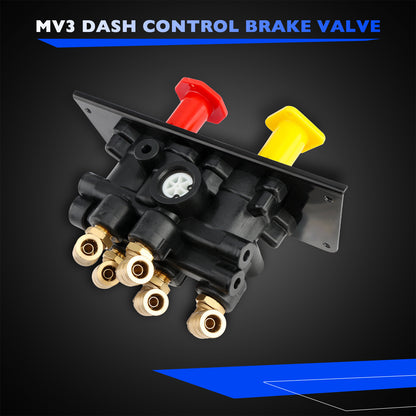 801631 MV-3 Dash Air Brake Control Valve For Bendix Freightliner BW5013293 Volvo