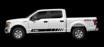 Rocker Stripe Rally Racing Side Body Stripe Decal for FORD F150 SUPERCREW ONLY
