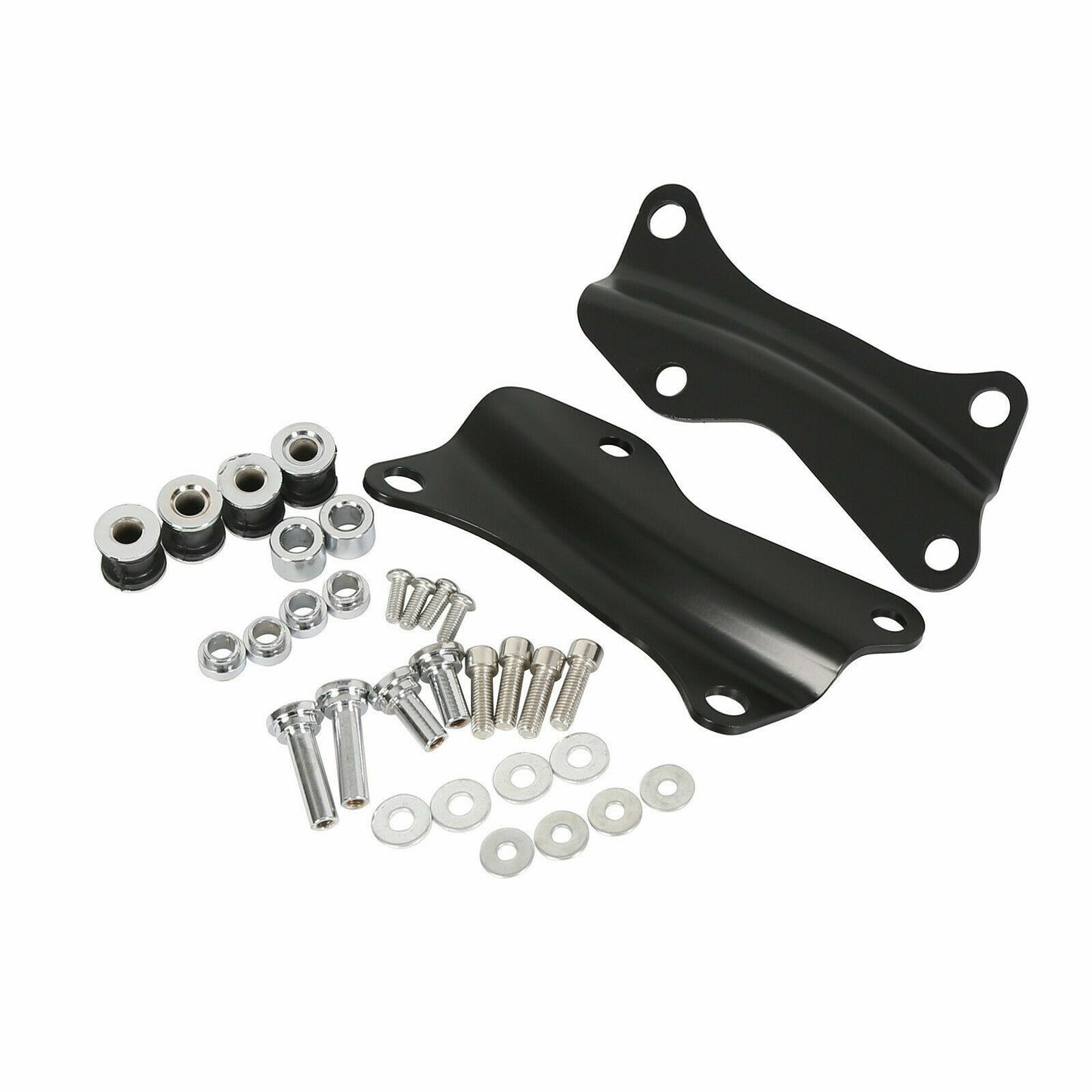 Solid Spare Black Docking Hardware Kit 4 Point For Harley Davidson Touring 2014-2026 2023