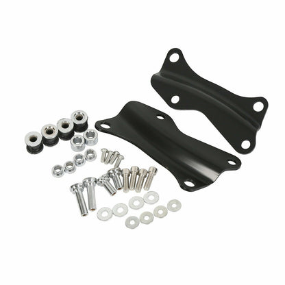 Solid Spare Black Docking Hardware Kit 4 Point For Harley Davidson Touring 2014-2026 2023