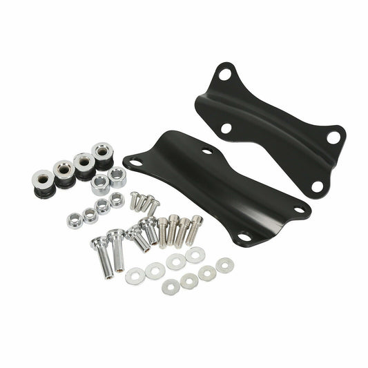 Solid Spare Black Docking Hardware Kit 4 Point For Harley Davidson Touring 2014-2026 2023