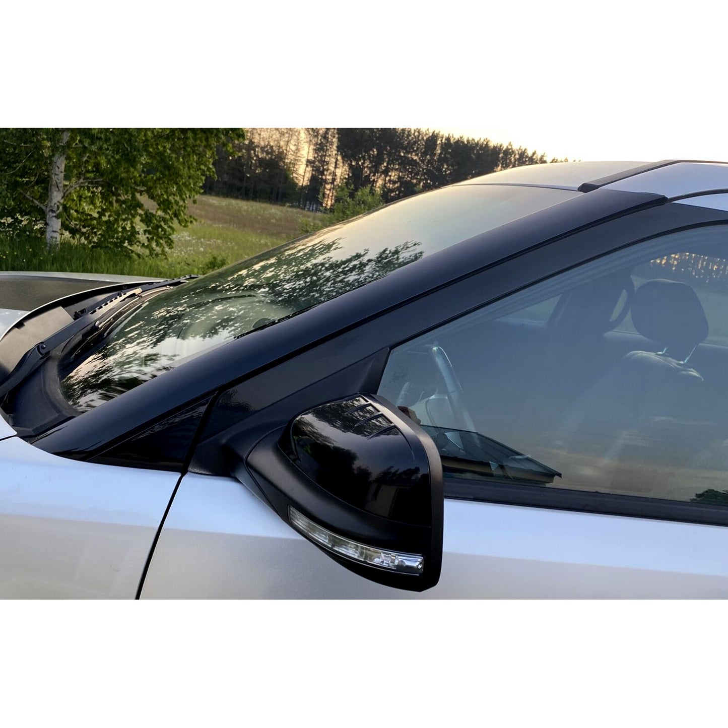 Solid Spare For Ford Explorer 11-19 Windshield-Outer Trim Molding Pillar Left Driver Side